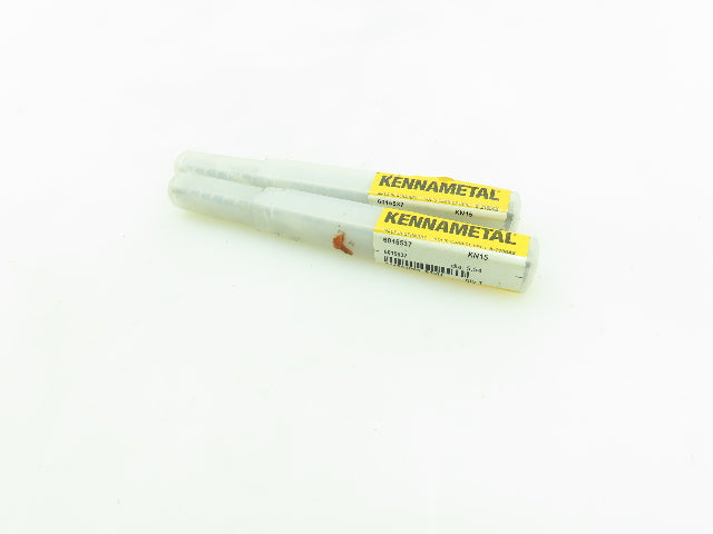 Kennametal 6015537 Carbide 2-Flute Coolant Chamfer Step Drill Ø 5.54mm LOT OF 2