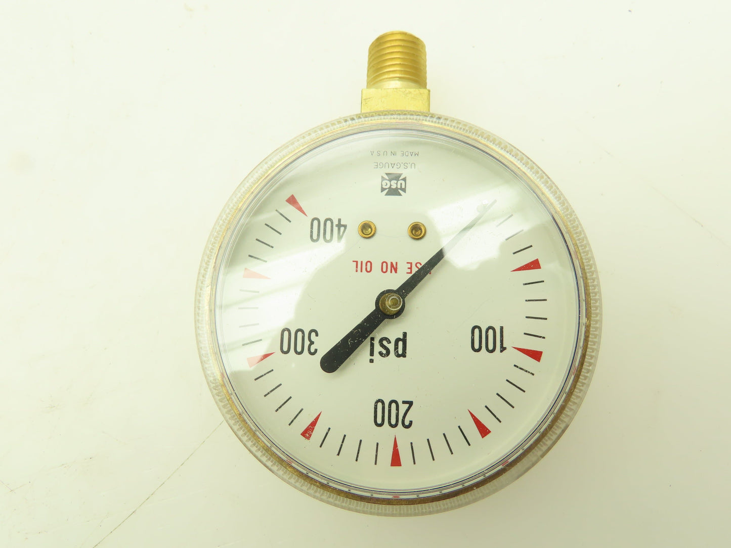 Ametek 047923 High Pressure Compressed Gas Gauge 400PSI 1/4"ANPT P602 LOT OF 3