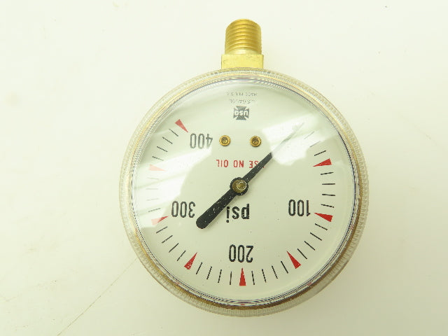Ametek 047923 High Pressure Compressed Gas Gauge 400PSI 1/4"ANPT P602 LOT OF 3