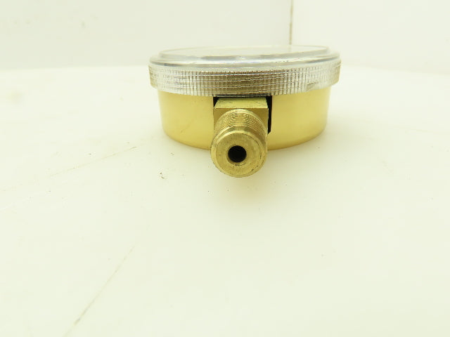 Ametek 047923 High Pressure Compressed Gas Gauge 400PSI 1/4"ANPT P602 LOT OF 3