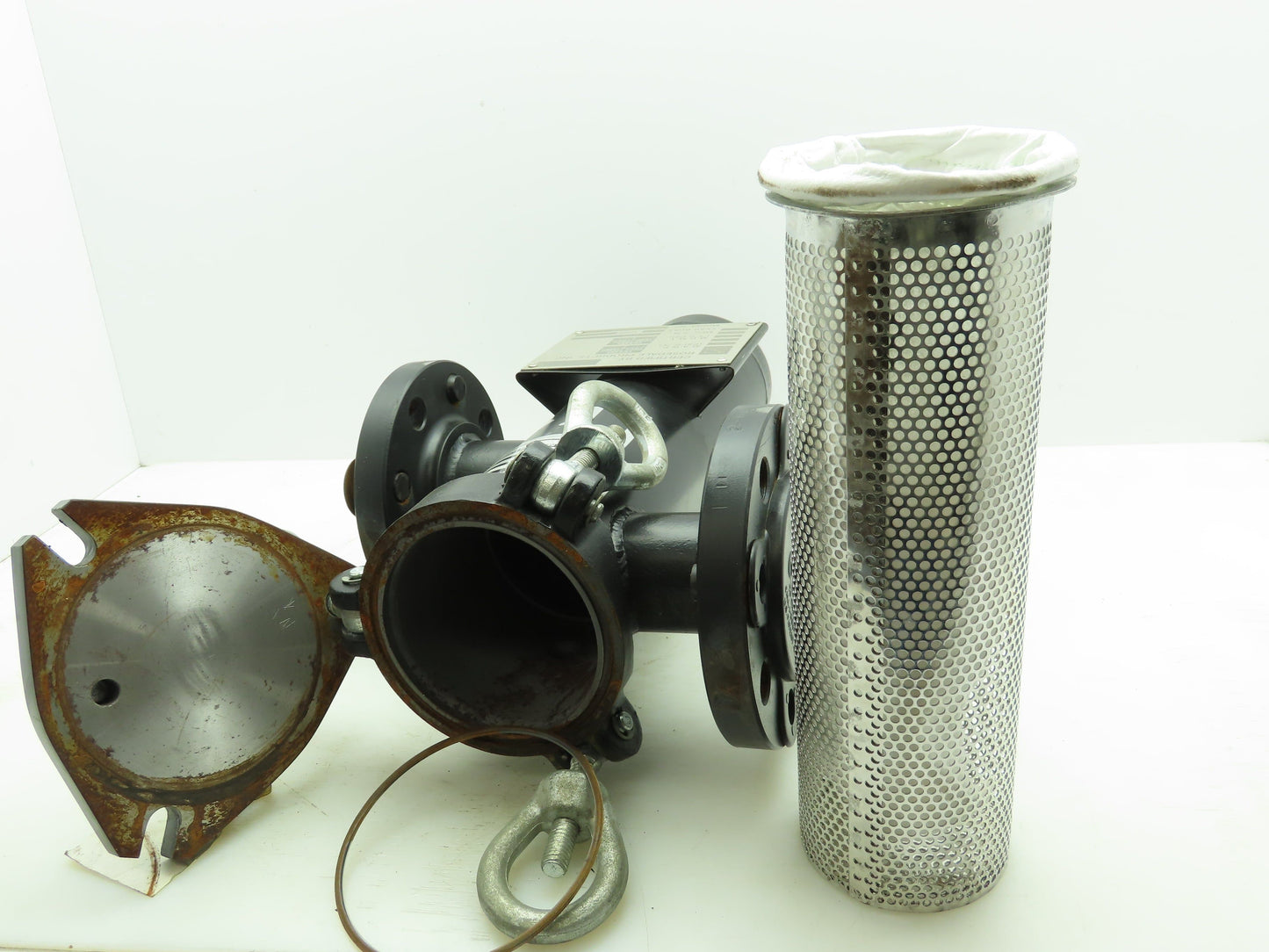 Rosedale 4-12-2F-2-300-CTEVNPBC Basket Strainer Bag Filter Vessel 12"X 4" 300psi
