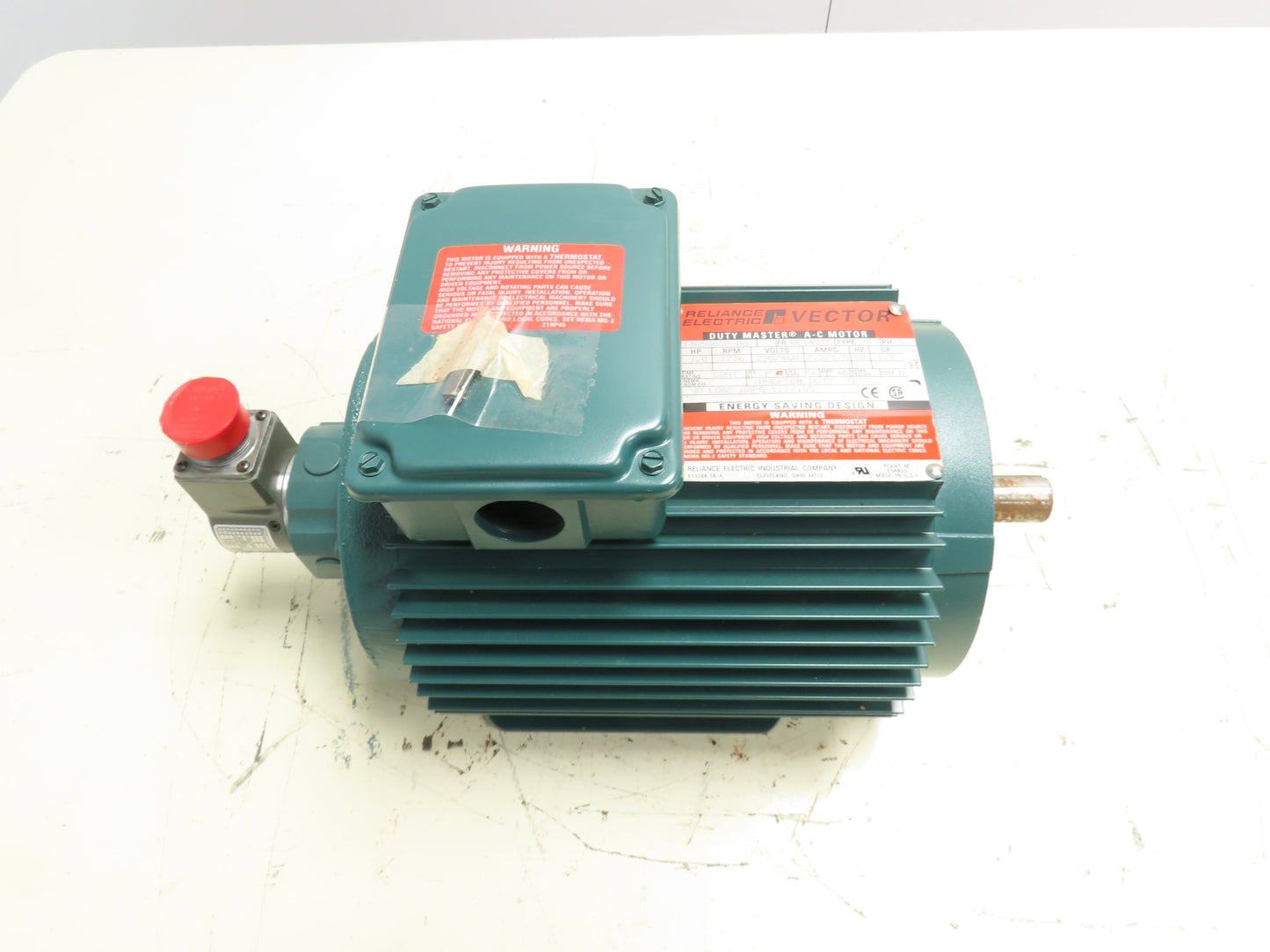 Reliance P14A5803P Inverter Duty Motor 1Hp 3Ph 460V 143TC w/Encoder 607980-71F