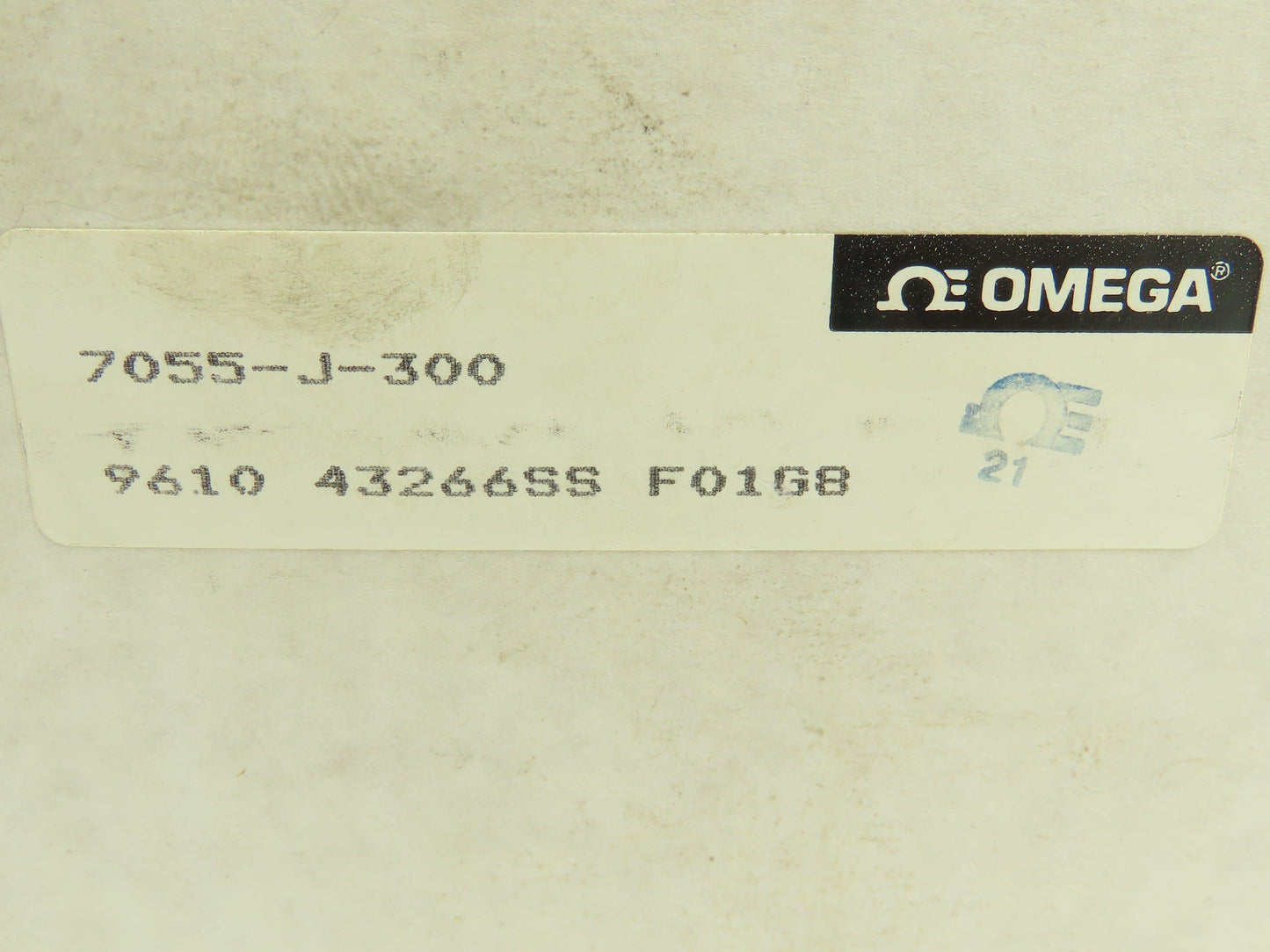 Omega 7055 7055J300 Shielded Meter Temperature Indicator 0-300°F/0-150°C