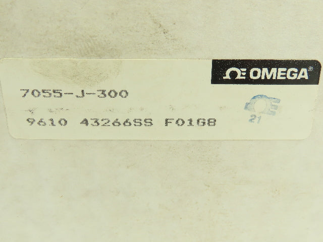 Omega 7055 7055J300 Shielded Meter Temperature Indicator 0-300°F/0-150°C