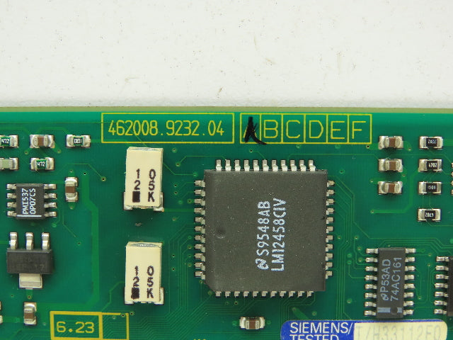 Siemens 462008.9232.04 Servo SimoDrive Daughter Board Circuit Board Card