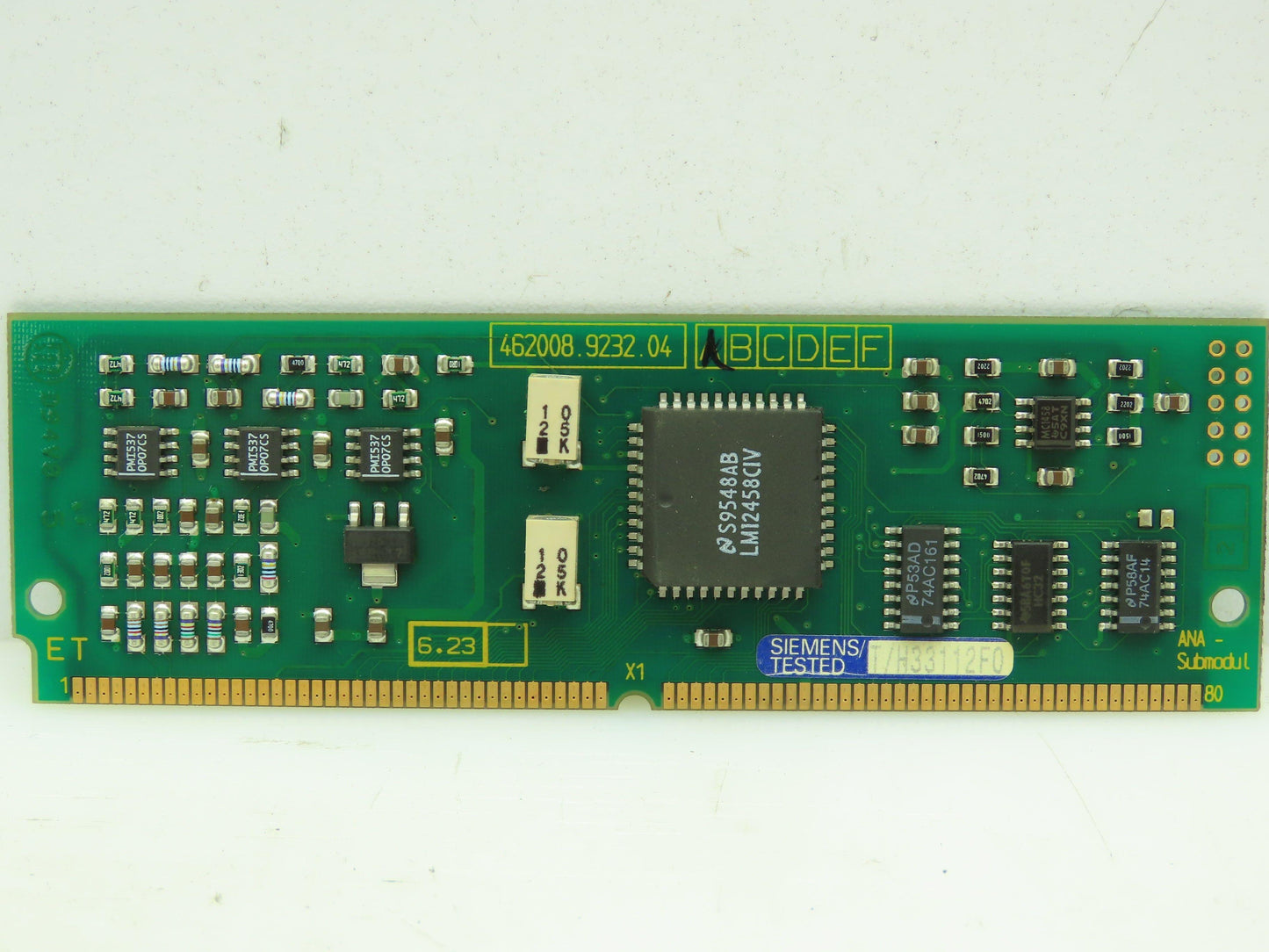 Siemens 462008.9232.04 Servo SimoDrive Daughter Board Circuit Board Card