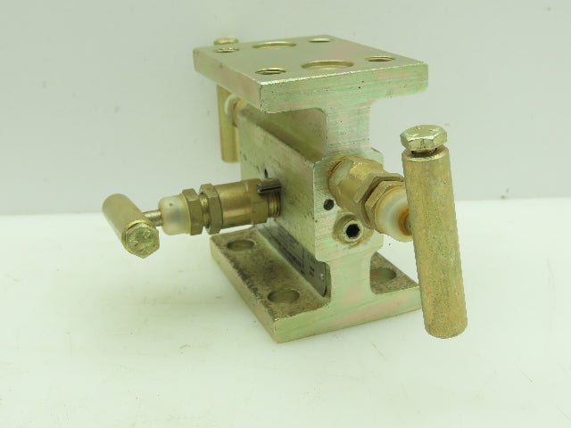 Anderson & Greenwood Co 02-2565-540 Hydraulic Manual Instrument Manifold 6000PSI