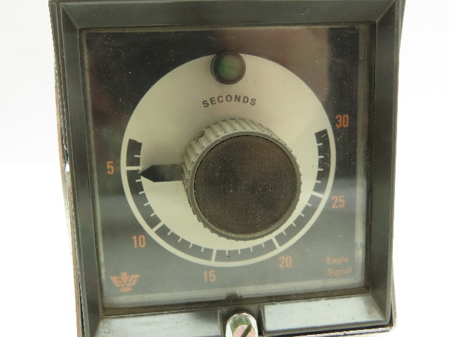Eagle Signal CE507A6 CYCL-FLEX Analog Dial Reset Timer 0-30 Sec 120V Panel Mount