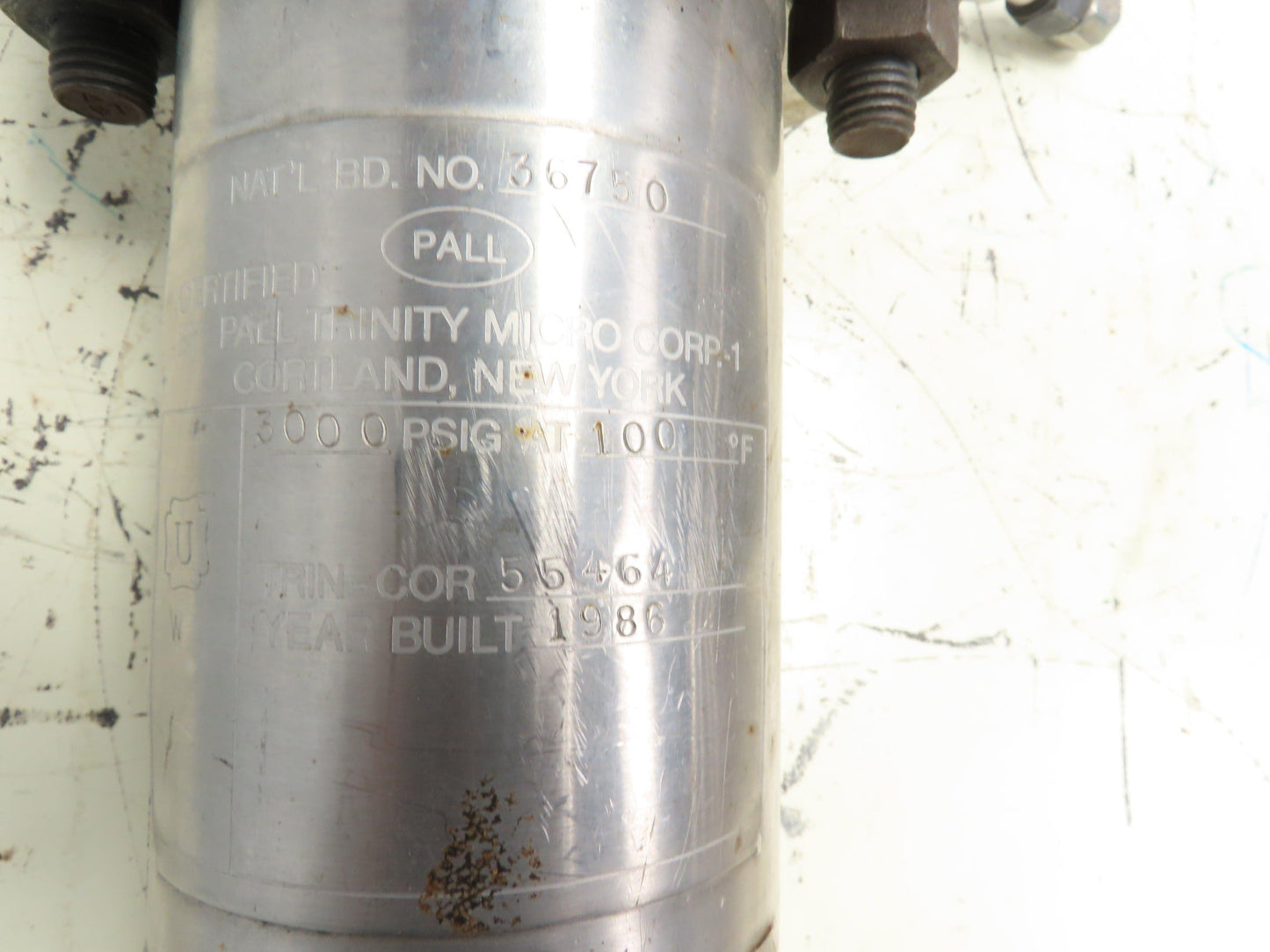 Pall Trinity 4HD4886-1118 Stainless Filter Housing 3000PSI 1/2" Ball Valve