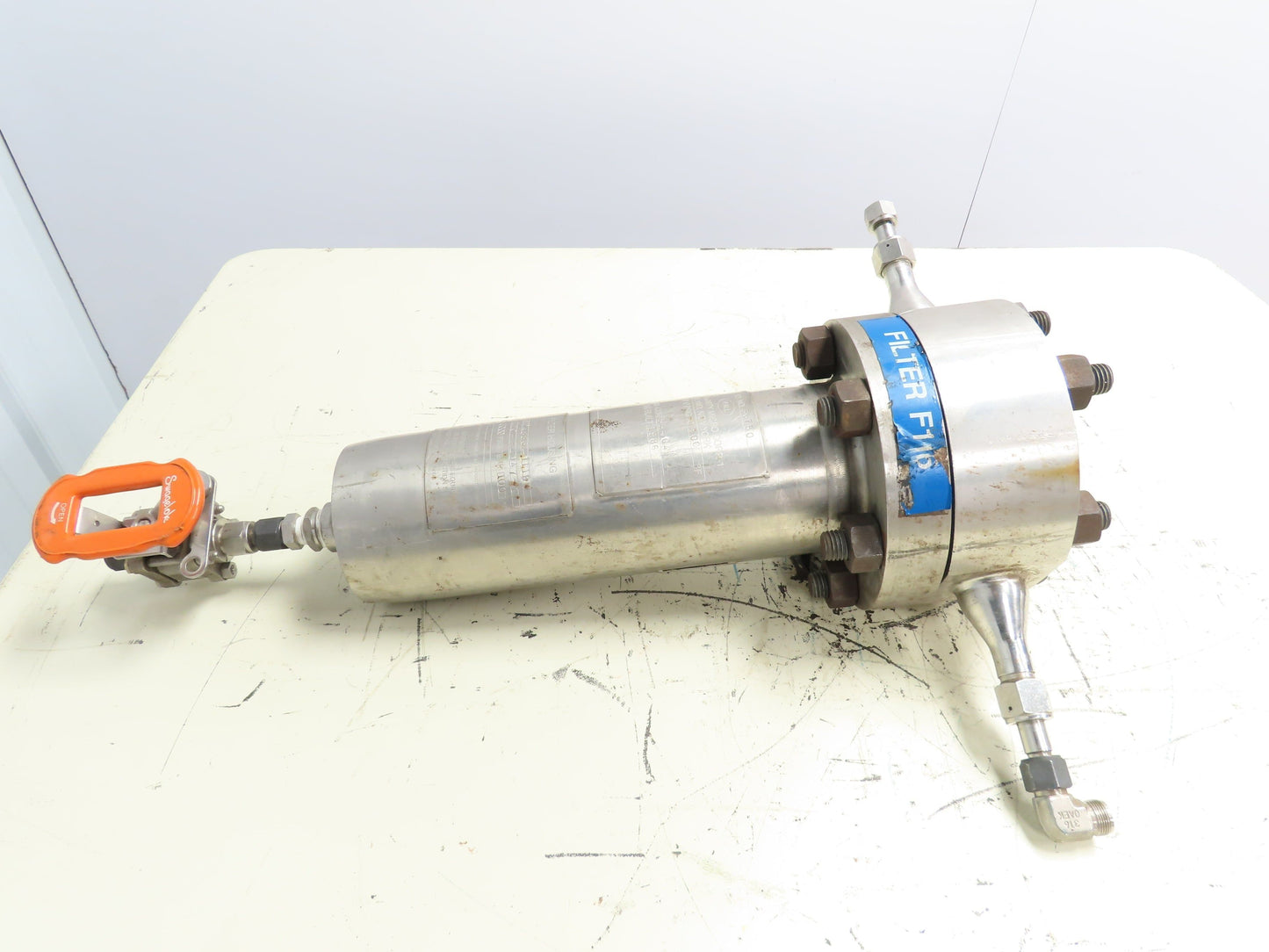 Pall Trinity 4HD4886-1118 Stainless Filter Housing 3000PSI 1/2" Ball Valve