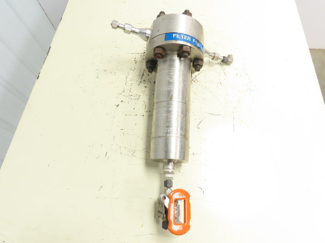 Pall Trinity 4HD4886-1118 Stainless Filter Housing 3000PSI 1/2" Ball Valve