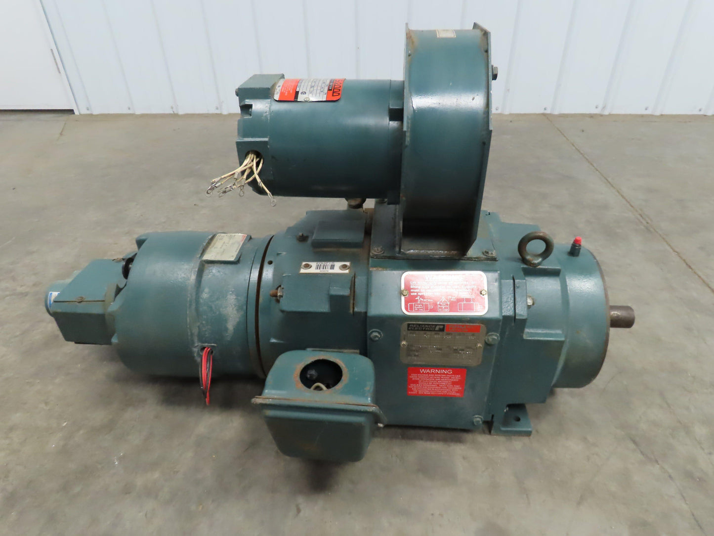 Reliance 01KL438420-RY 7.5hp 650rpm L2158C 230v Motor /Brake/Tamagawa Encoder