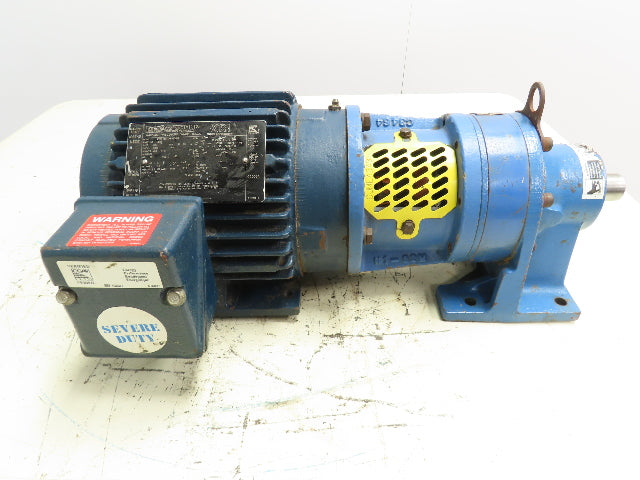 Sumitomo CNH-610HY-17 SM-Cyclo Speed Reducer Gear Motor 17:1 R 2Hp 3Ph 460V 145T