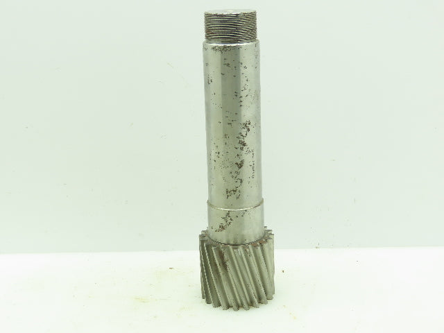 T.1018.0452 Helical Gear 20-Teeth 2-3/4"OD w/8"x2"Shaft 1-1/2"Threaded Male #16