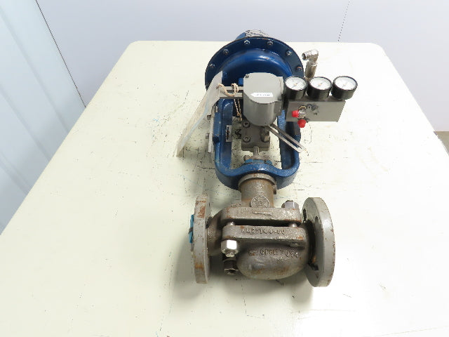 Dezurik DL-40-R-C-B6 Pneumatic Diaphragm Stainless Valve 1-1/2" Flanged SS CF8M