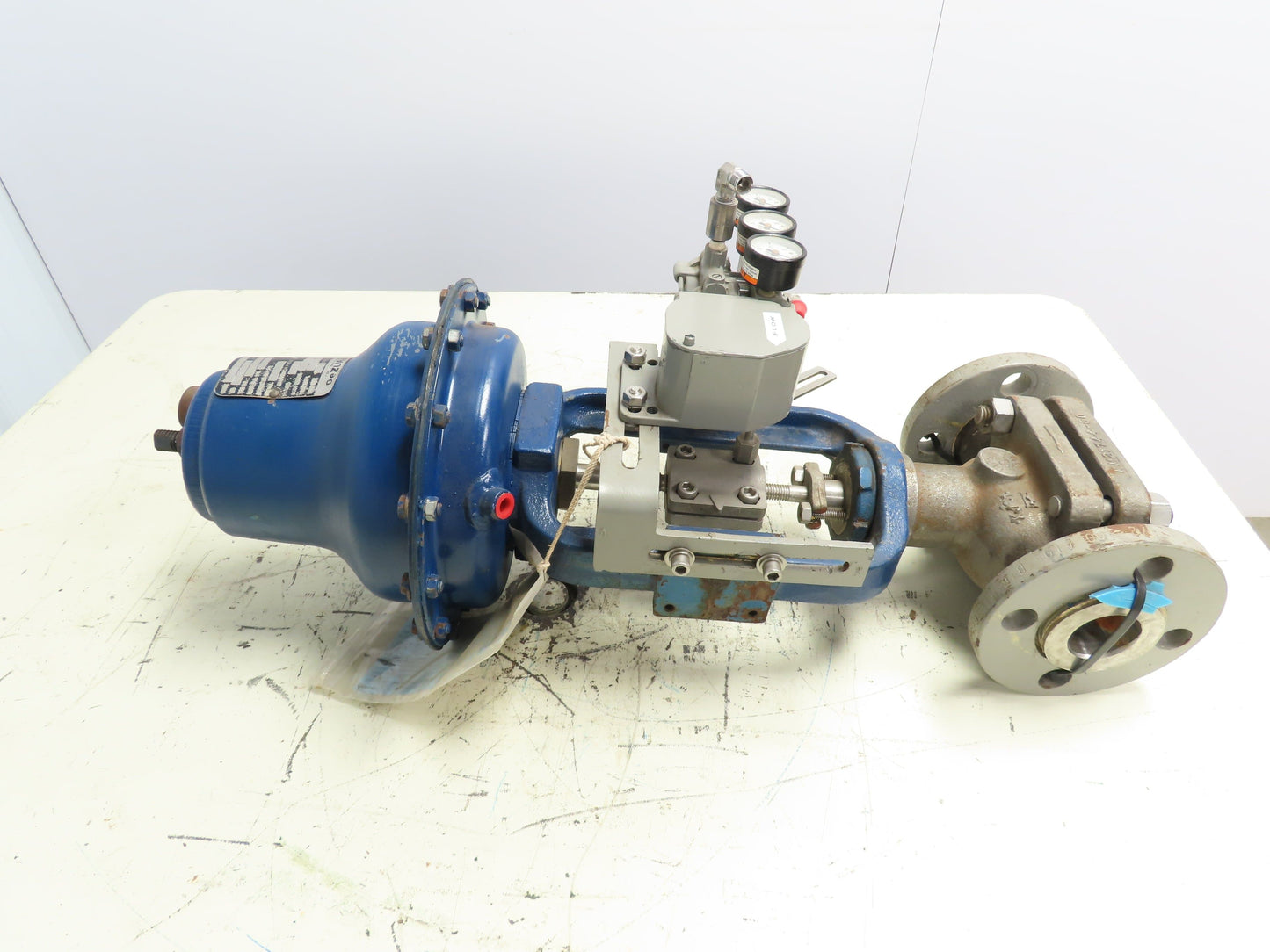 Dezurik DL-40-R-C-B6 Pneumatic Diaphragm Stainless Valve 1-1/2" Flanged SS CF8M