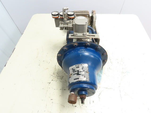 Dezurik DL-40-R-C-B6 Pneumatic Diaphragm Stainless Valve 1-1/2" Flanged SS CF8M