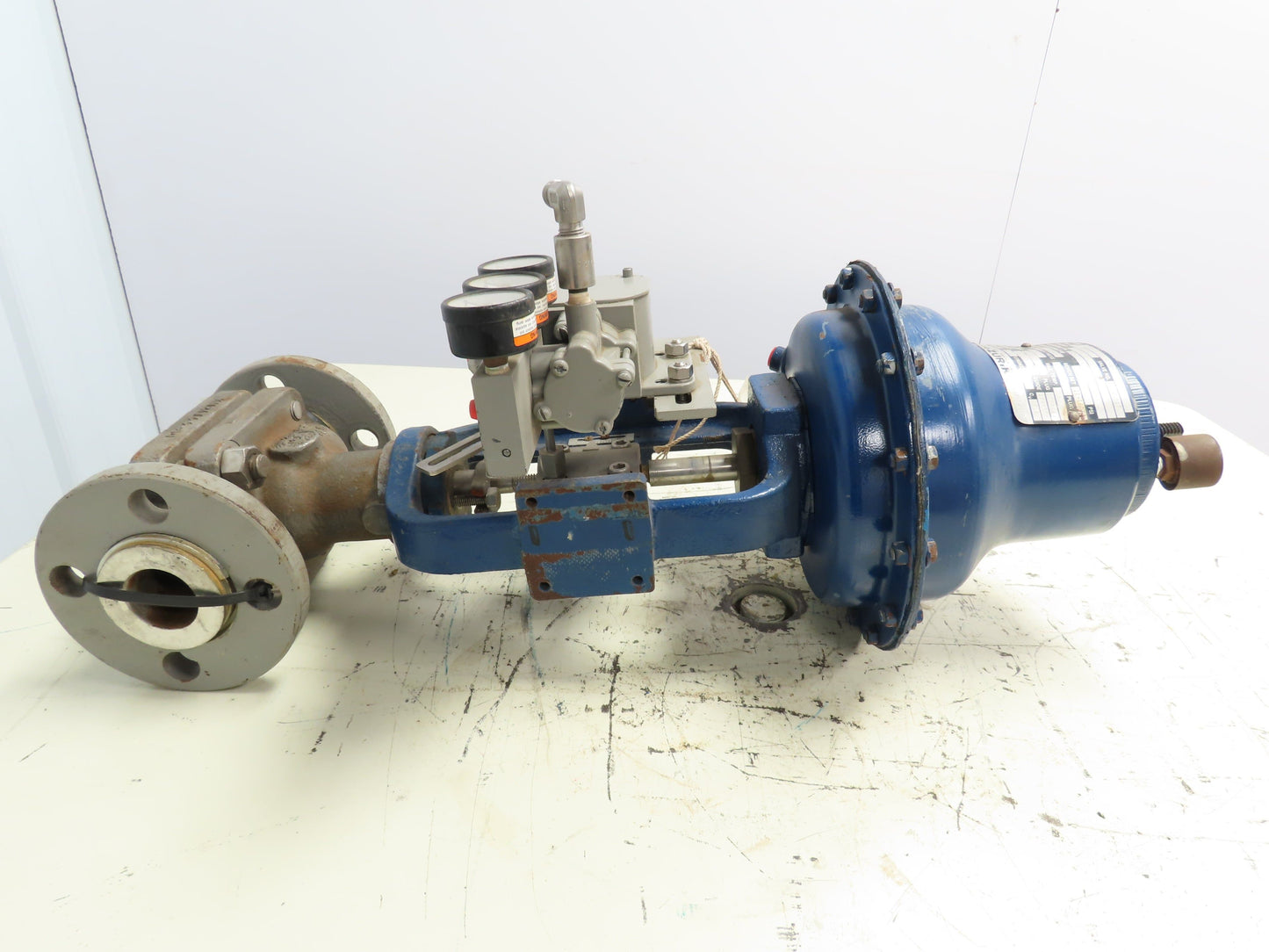 Dezurik DL-40-R-C-B6 Pneumatic Diaphragm Stainless Valve 1-1/2" Flanged SS CF8M