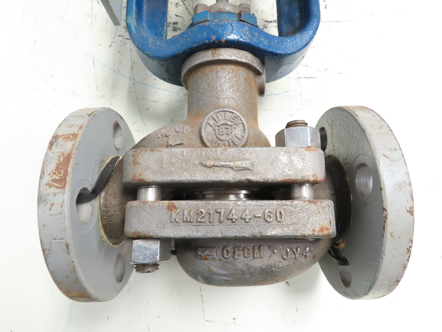 Dezurik DL-40-R-C-B6 Pneumatic Diaphragm Stainless Valve 1-1/2" Flanged SS CF8M