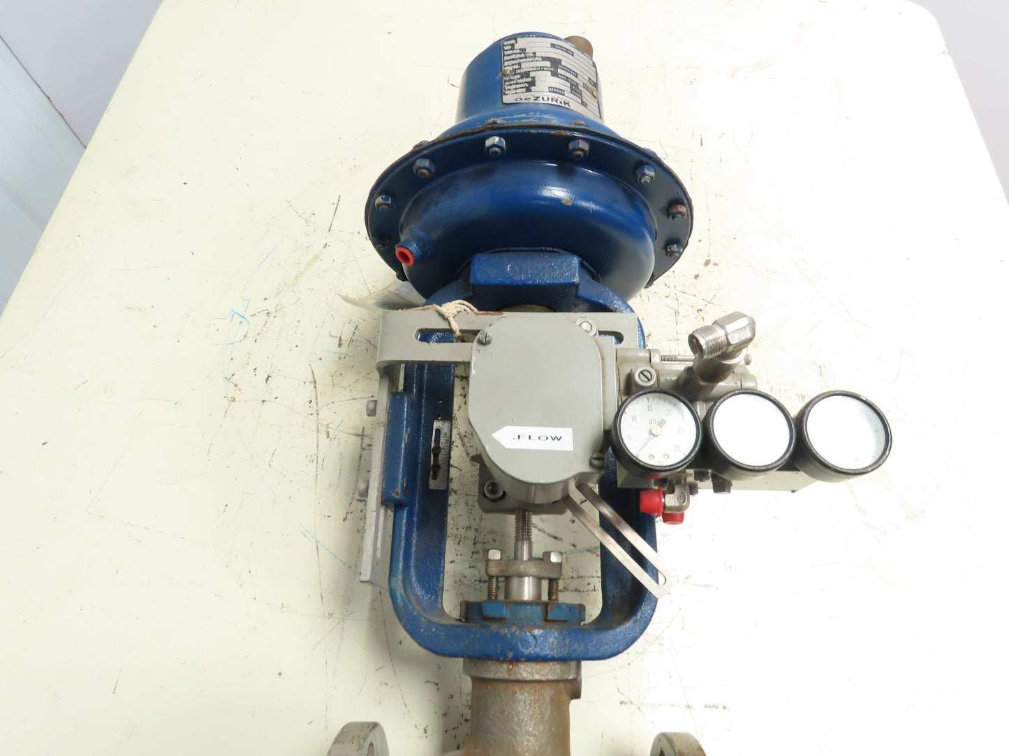 Dezurik DL-40-R-C-B6 Pneumatic Diaphragm Stainless Valve 1-1/2" Flanged SS CF8M