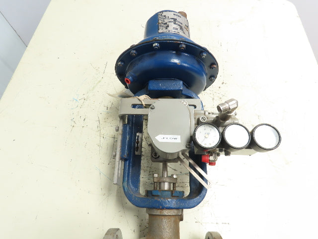 Dezurik DL-40-R-C-B6 Pneumatic Diaphragm Stainless Valve 1-1/2" Flanged SS CF8M