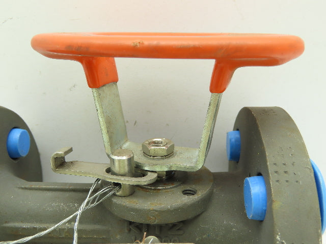 Kitz 300SCTAM-FS Ball Valve 1/2" Flanged 4-Bolt Raised Face Class 300# WCB Steel