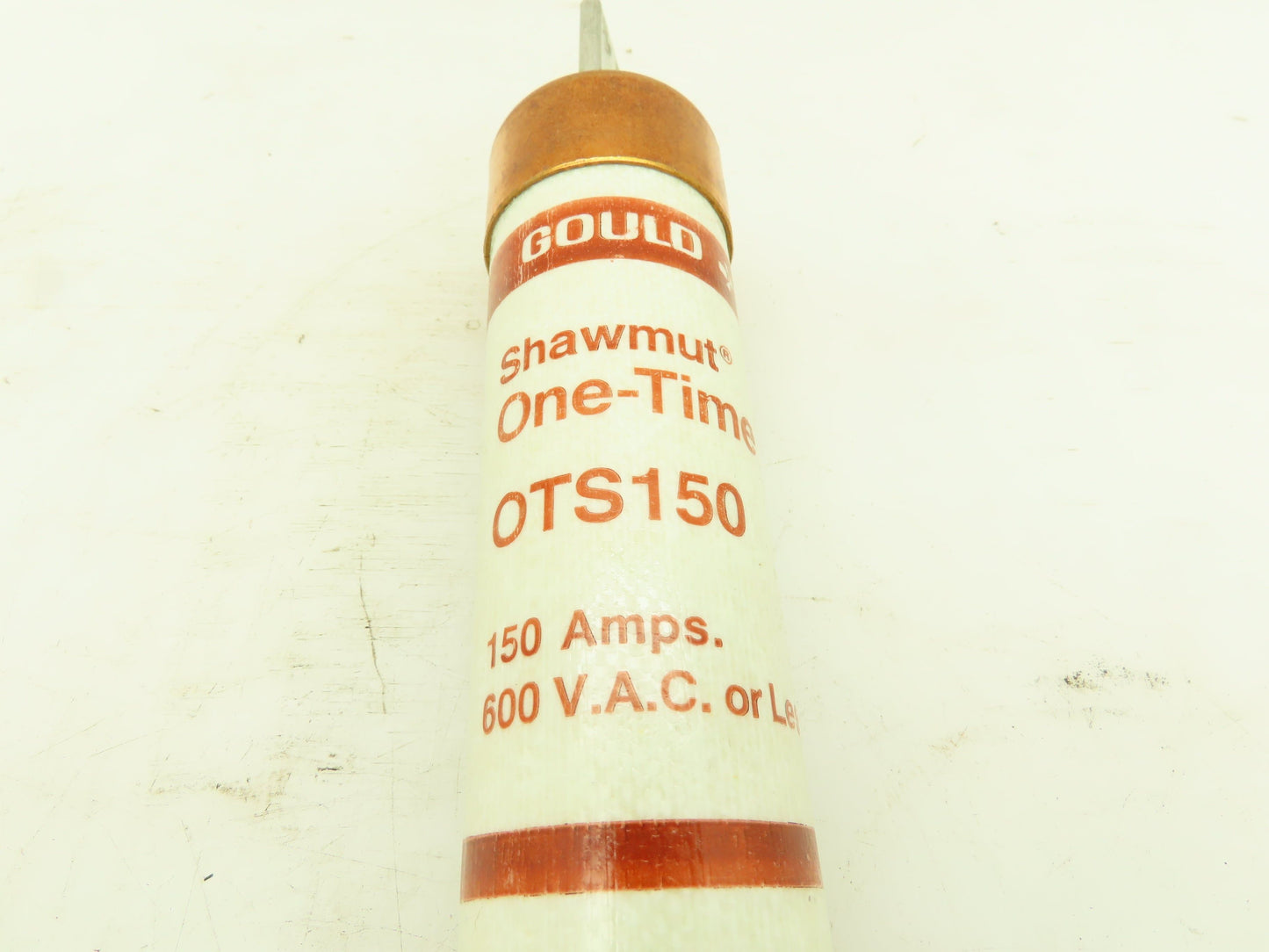 Gould OTS150 Shawmut Fast Acting One Time Fuse 600VAC 150A Class K5 LOT OF 5