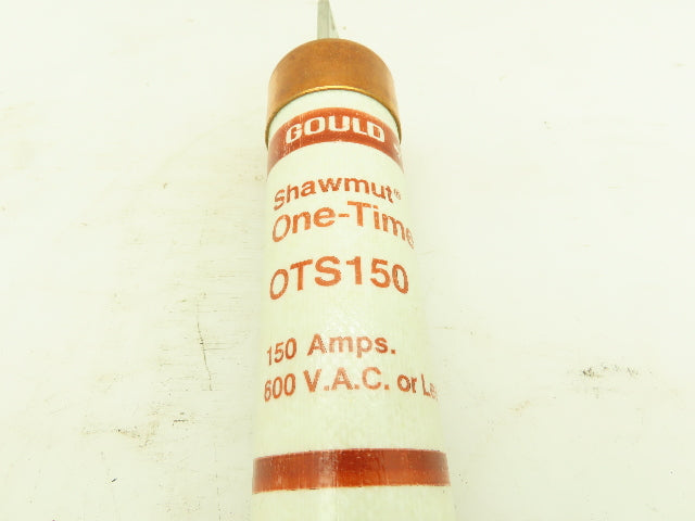 Gould OTS150 Shawmut Fast Acting One Time Fuse 600VAC 150A Class K5 LOT OF 5