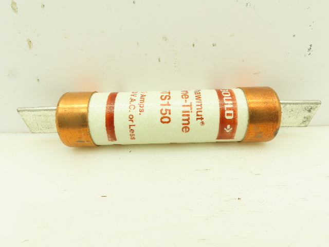 Gould OTS150 Shawmut Fast Acting One Time Fuse 600VAC 150A Class K5 LOT OF 5