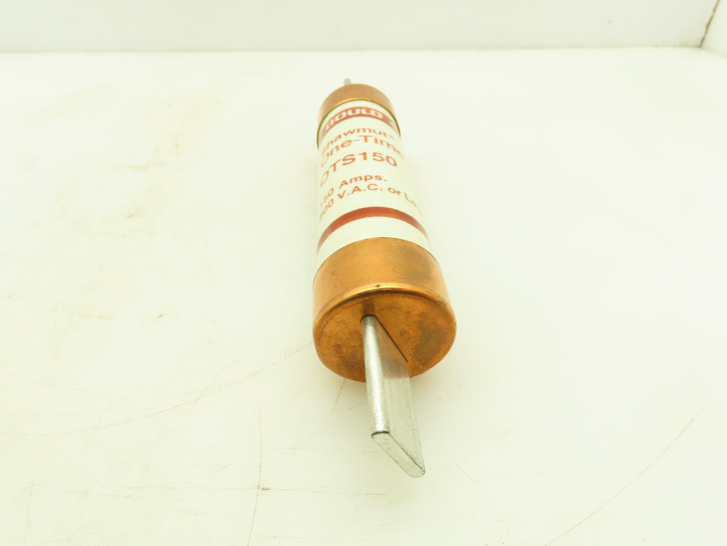 Gould OTS150 Shawmut Fast Acting One Time Fuse 600VAC 150A Class K5 LOT OF 5