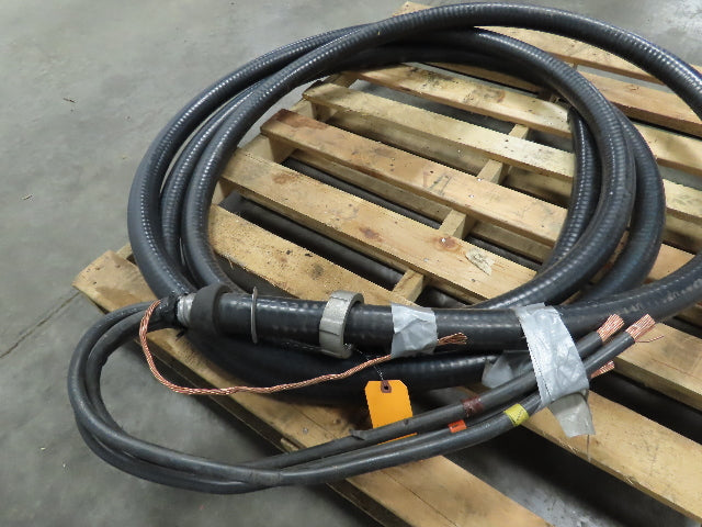 Service Wire Co. XHHW-2 Type MC 250 KCMIL 3 CDRS 4 AWG GND 600V LSZH Jacket 30'