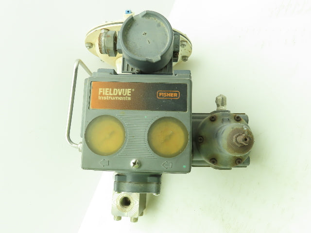 Fisher Pneumatic Diaphragm Valve 1/2" NPT 316SS Fieldvue Positioner DVC5010