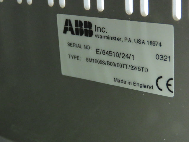 ABB SM1006S/B02/00TT/22/STD Screen Master SM1000 Display Controller