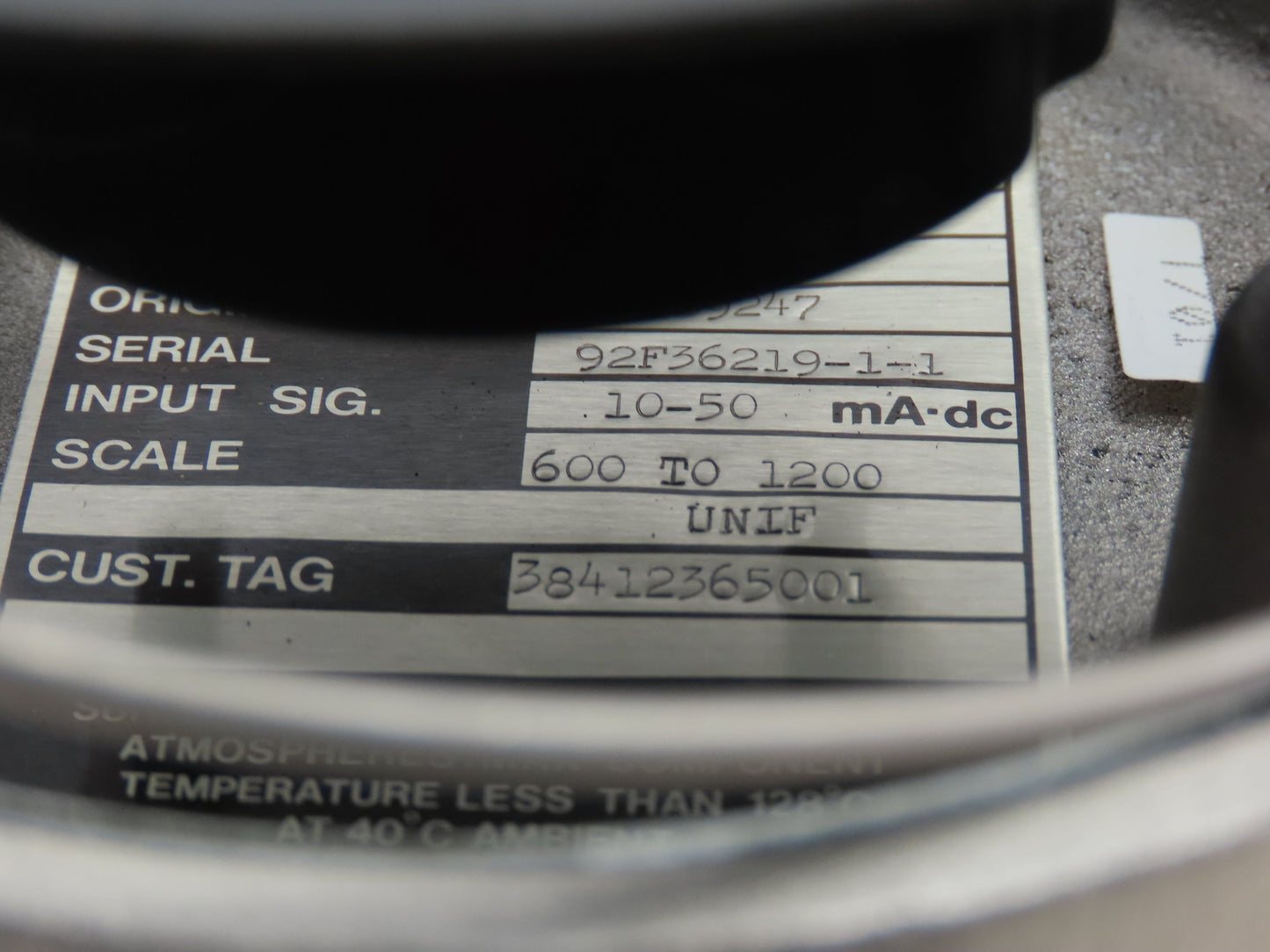 Foxboro Invensys 65FS-FNHG Field-Mounted Indicating Milliammeter 600-1200 PSI