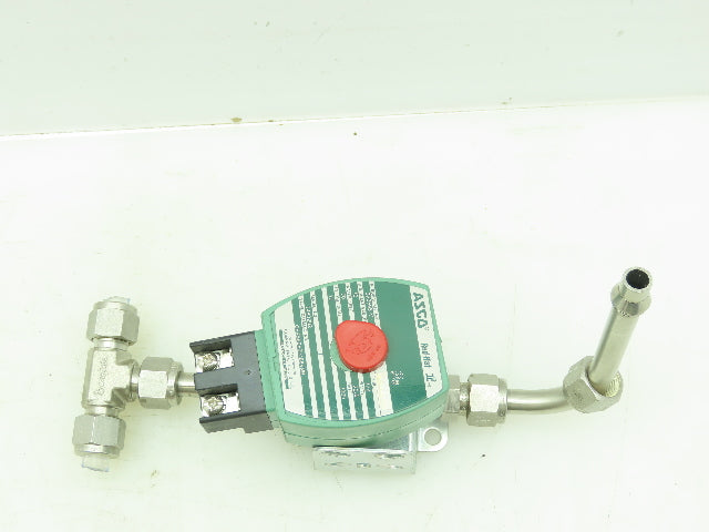 Asco Red-Hat OFKB8262H188VMB Numatic Solenoid Valve SS 2-Way 1/4"NPT 70PSI 24VDC