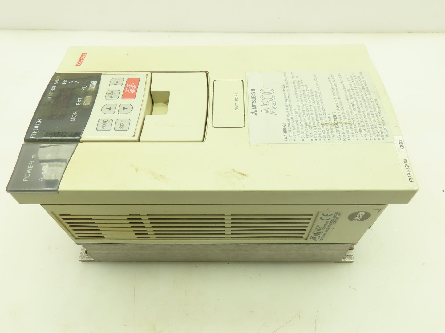 Mitsubishi A500 Variable Freq. Drive VFD AC Inverter 480V 3 PH 6.7A 3 HP Max
