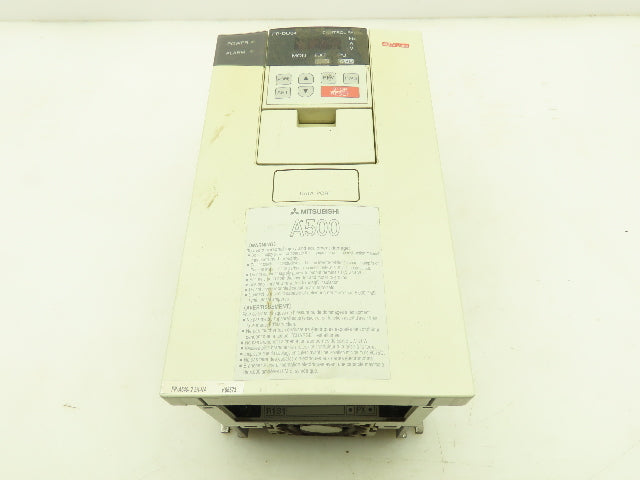 Mitsubishi A500 Variable Freq. Drive VFD AC Inverter 480V 3 PH 6.7A 3 HP Max