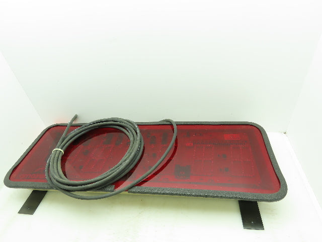 Intercomp S480HI Cabled Outdoor Alphanumeric Remote Red LED 6-Digit Display 120V