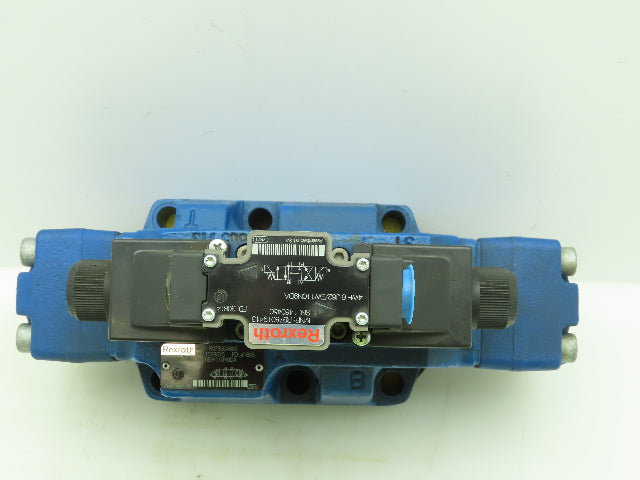 Rexroth H-4WEH / WE6 Hydraulic Directional Control Solenoid Spool Valve 120V