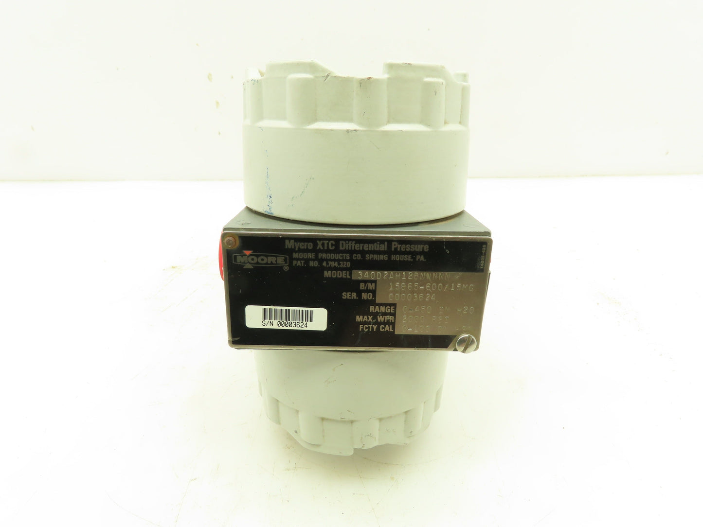 340D2AH12BNNNNN Differential Pressure Transmitter Switch 0-450" H2O 2000PSI