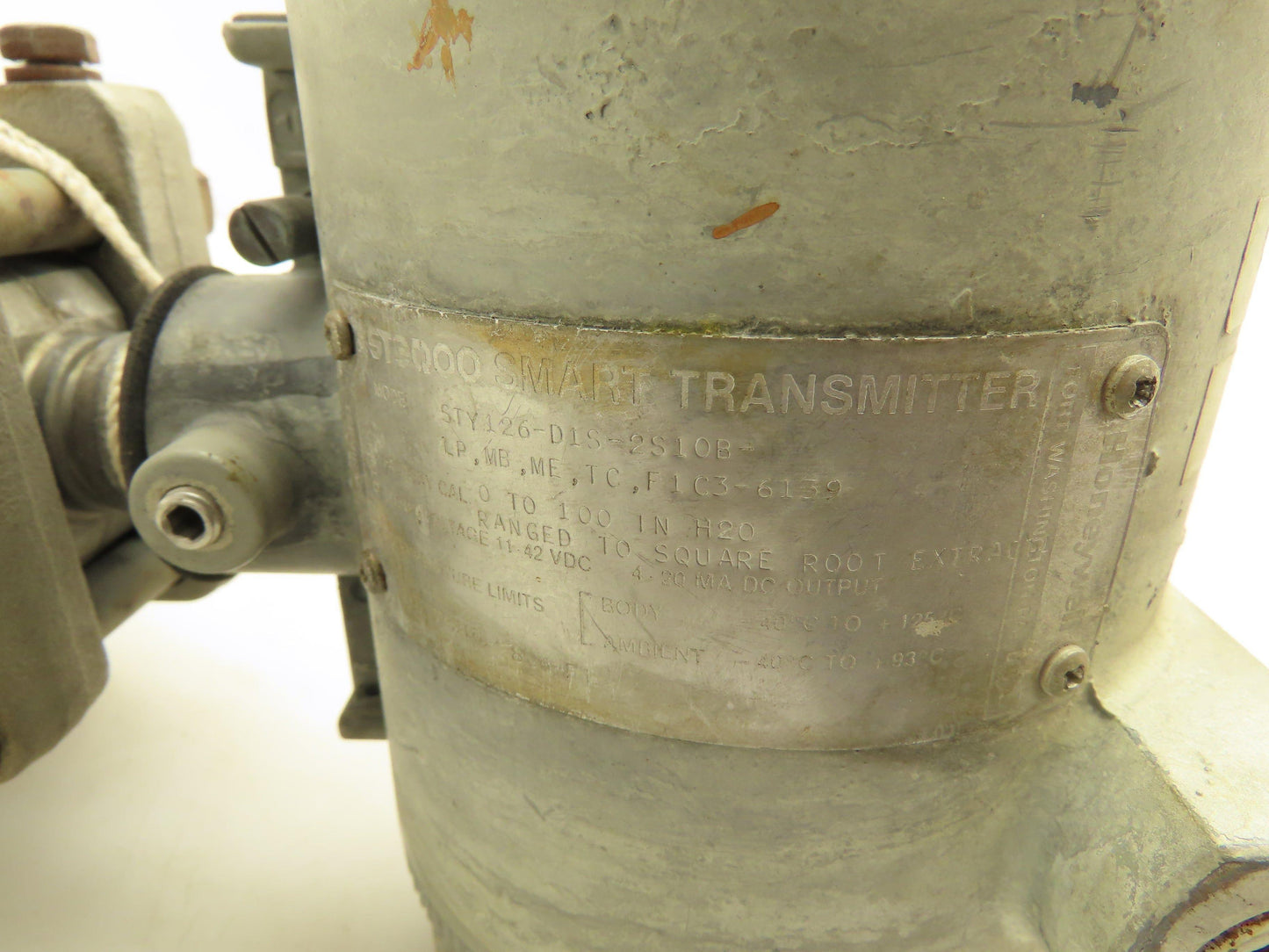 Honeywell ST3000 Smart Pressure Transmitter Flanged Sensor Plates 0-100" H2O