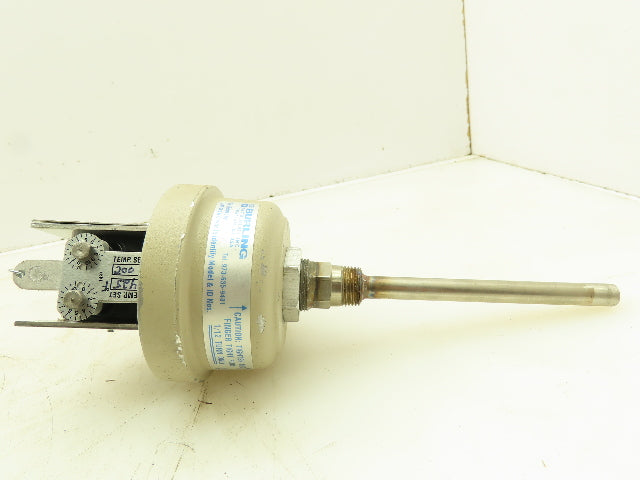 Burling Instruments Model B-2C 673 Temperature Control 600°F 4-1/8"Probe 480V