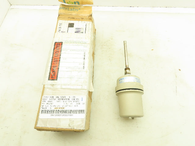 Burling Instruments Model B-2C 673 Temperature Control 600°F 4-1/8"Probe 480V