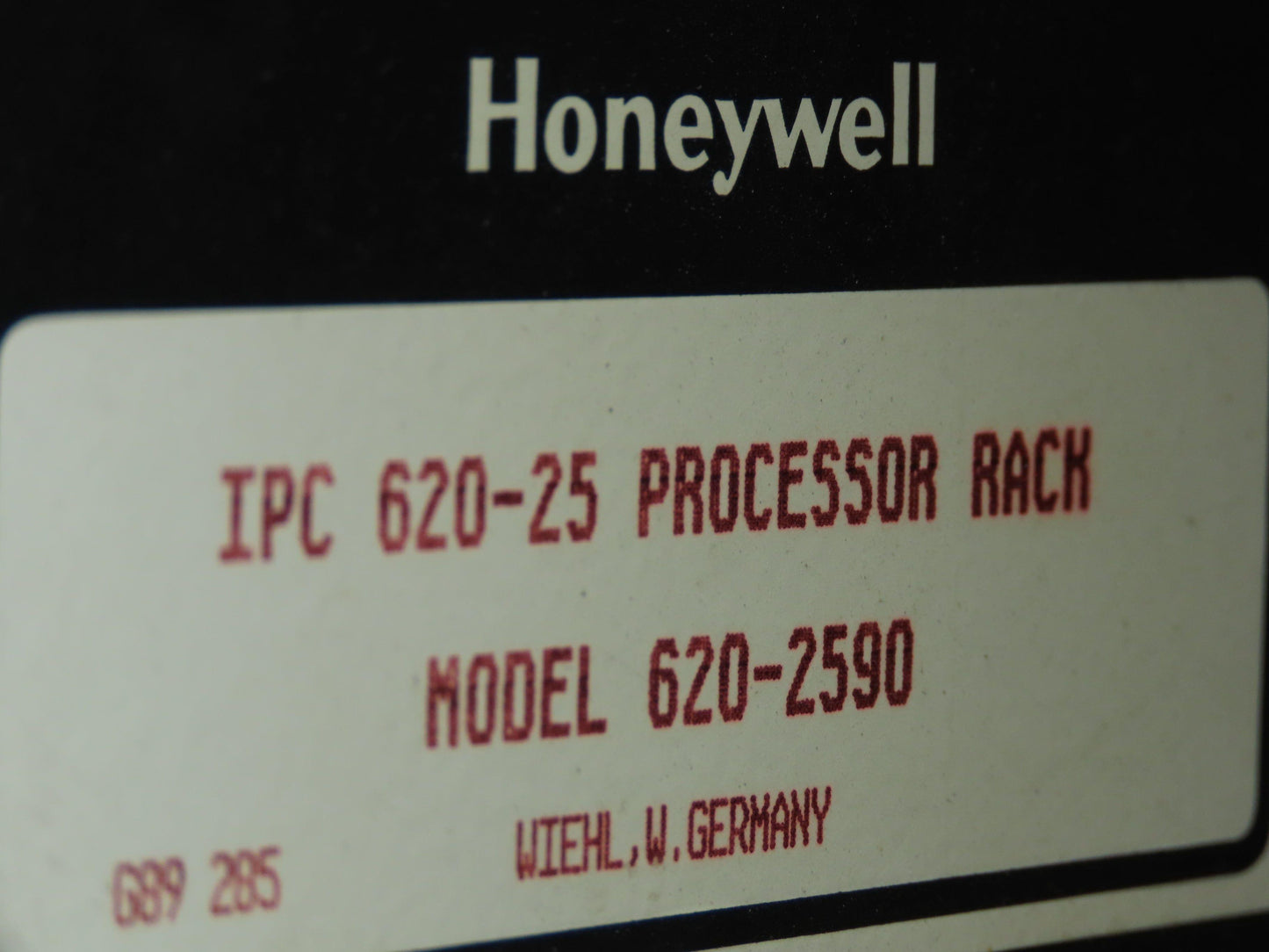 Honeywell 620-2590 Rack Chassis PLC Module Processor ISSC IPC 620-25