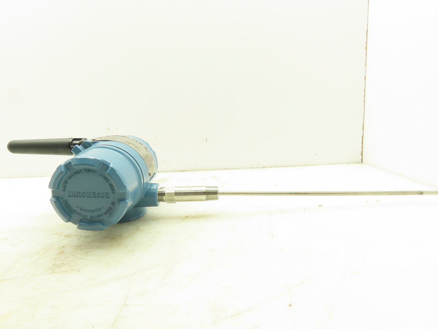 Rosemount 248DXI5 Wireless Temperature Temp Transmitter 12" Sensor Probe 0-100°C