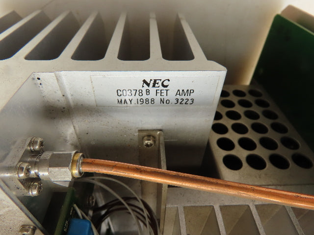 NEC CO378B PA Unit Amplifier Stainless Steel Enclosure w/Alarm Indicator CO388B
