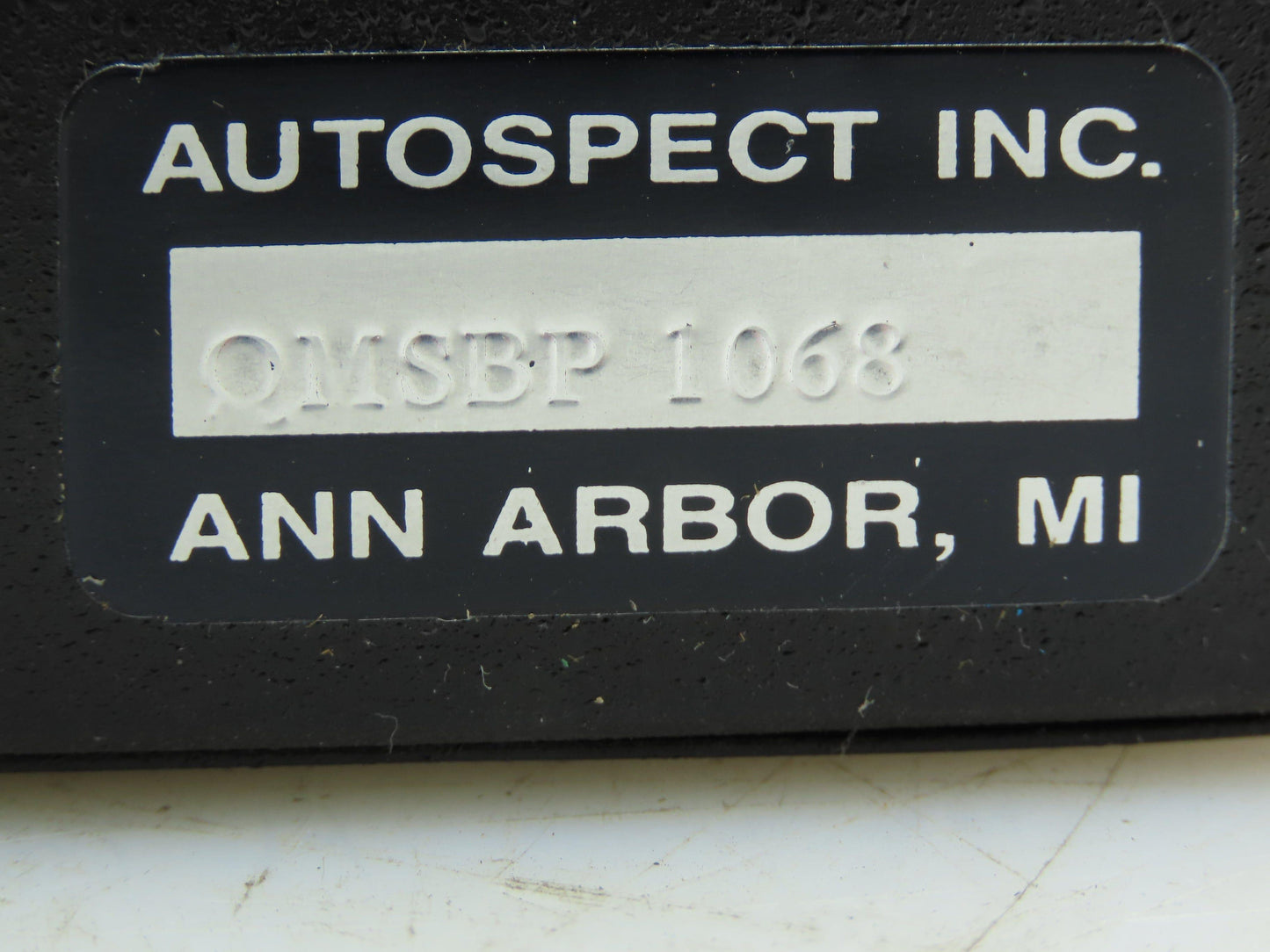 QMS QMSBP 1068 Autospect Testing Equipment Quality Measurement System
