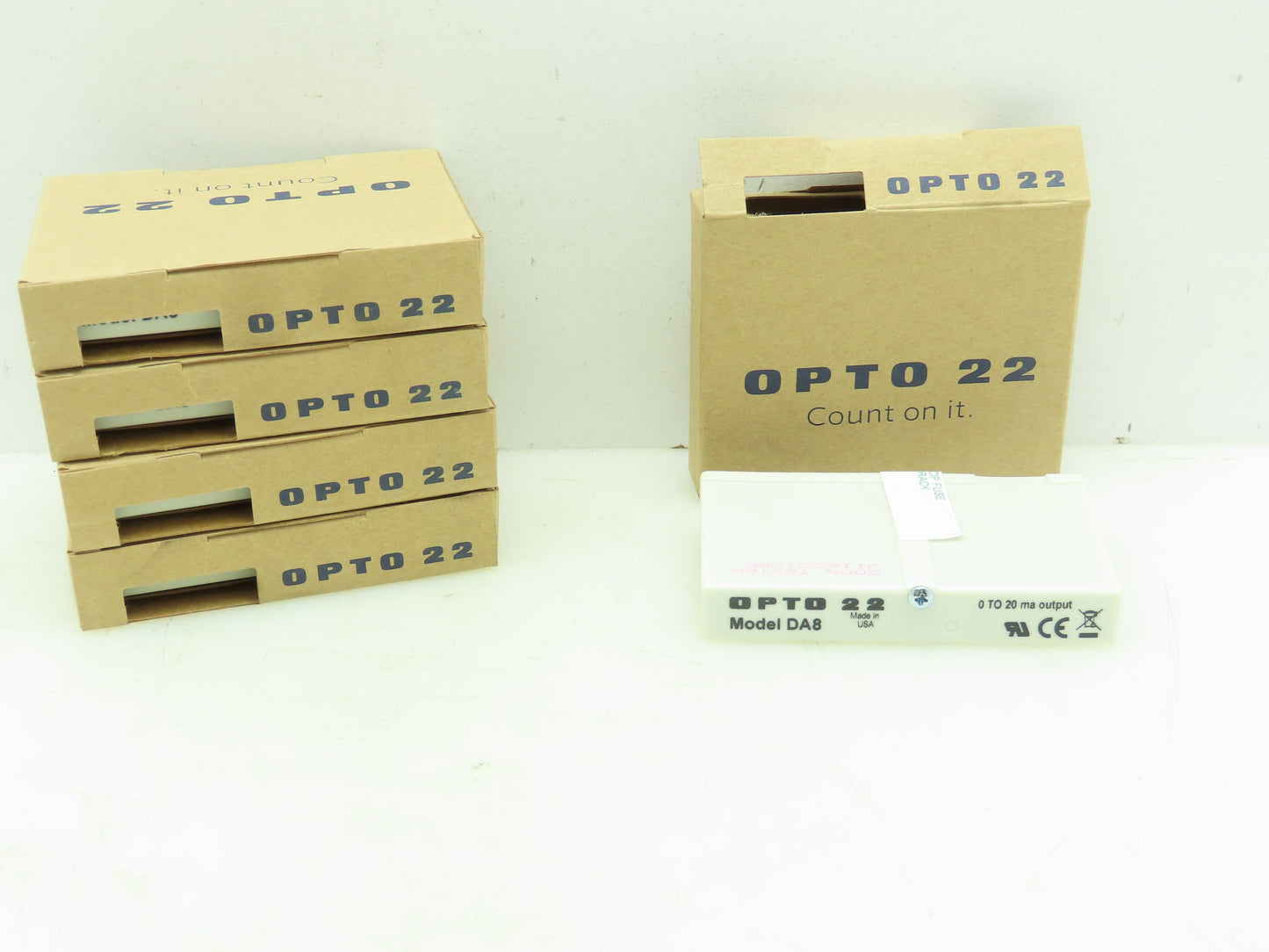Opto 22 DA8 Analog Input Module 0-20 ma Output Lot of 5