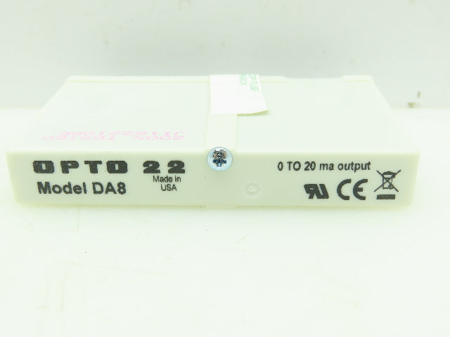Opto 22 DA8 Analog Input Module 0-20 ma Output Lot of 5