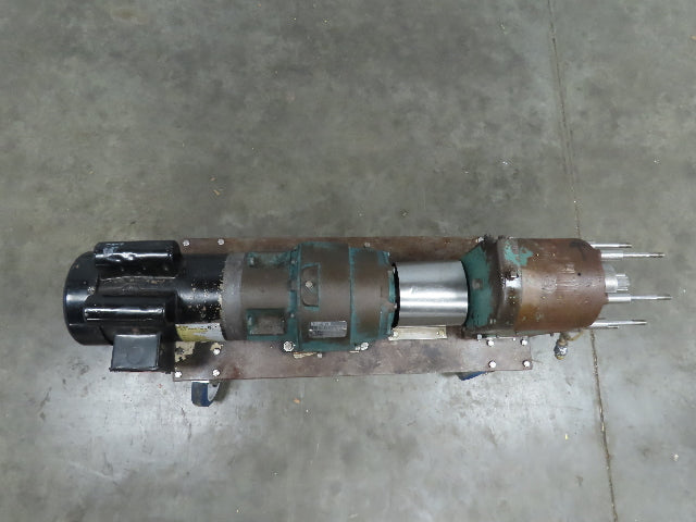 Tri Clover PRED25 Positive Displacement Pump Housing w/Reducer 1.5 Hp 1ph Motor